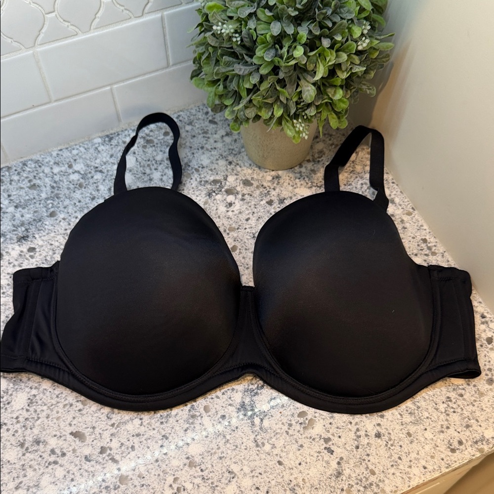 Comfort Choice  black underwire bra New condition size 54C